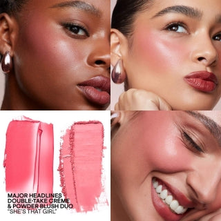MINI Major Headlines Double Take Creme & Powder Blush  | Rubor en crema y polvo