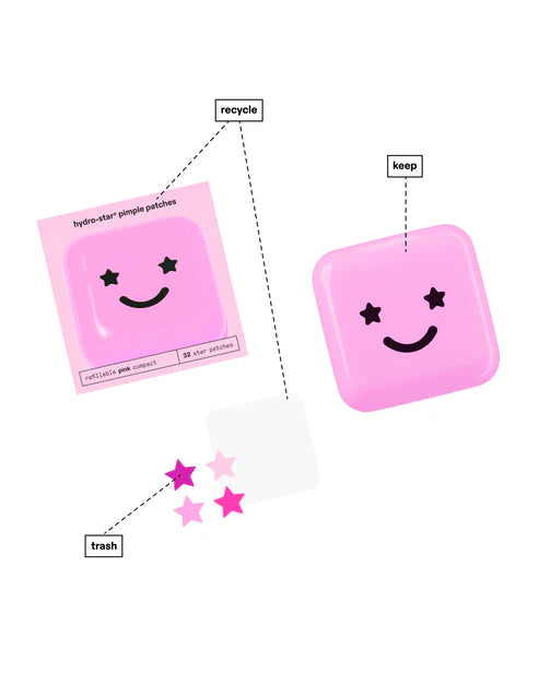 Big Pink + 32 Hydro-Stars | Estuche + Parches Hidrocoloides
