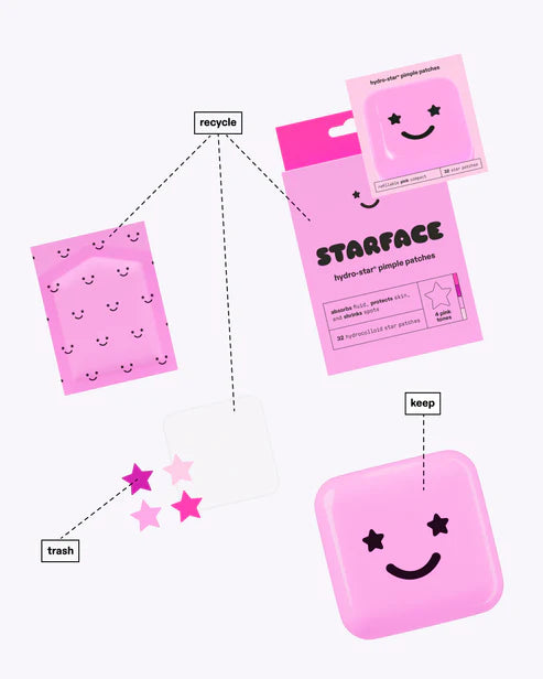 Big Pink + 32 Hydro-Stars | Estuche + Parches Hidrocoloides