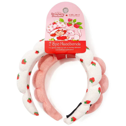 Strawberry Shorcake 2 Spa Headbands   | Set de 2 Diademas | Rosita Fresita