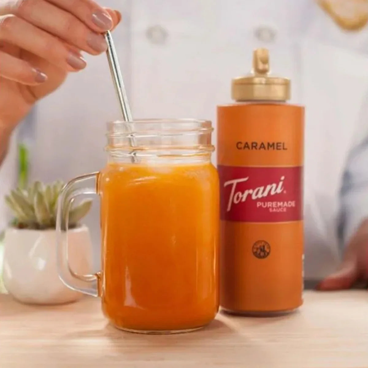 Caramel Sauce | Salsa de caramelo Torani - 16.5 oz