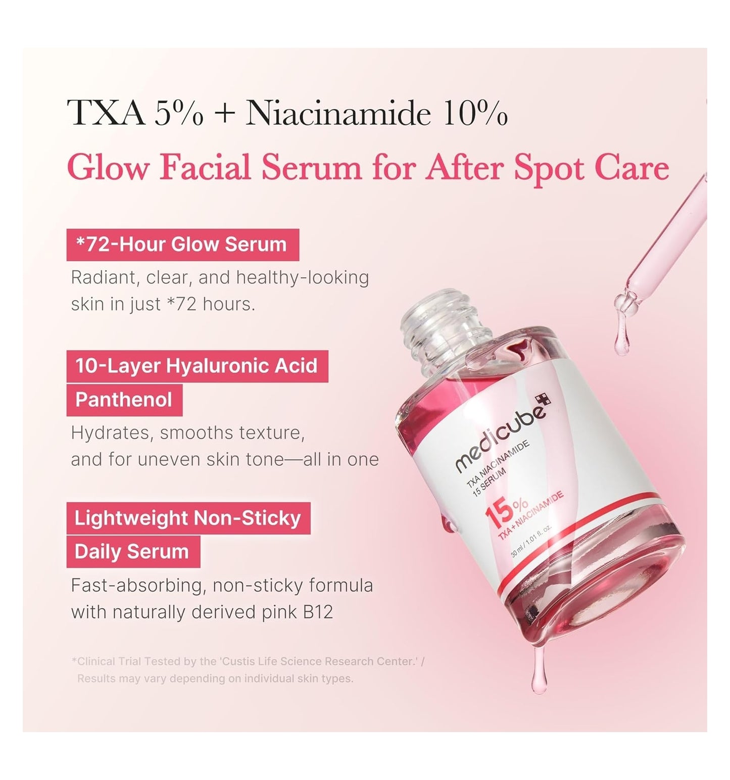 TXA+Niacinamide 15% Glow Serum | Suero facial